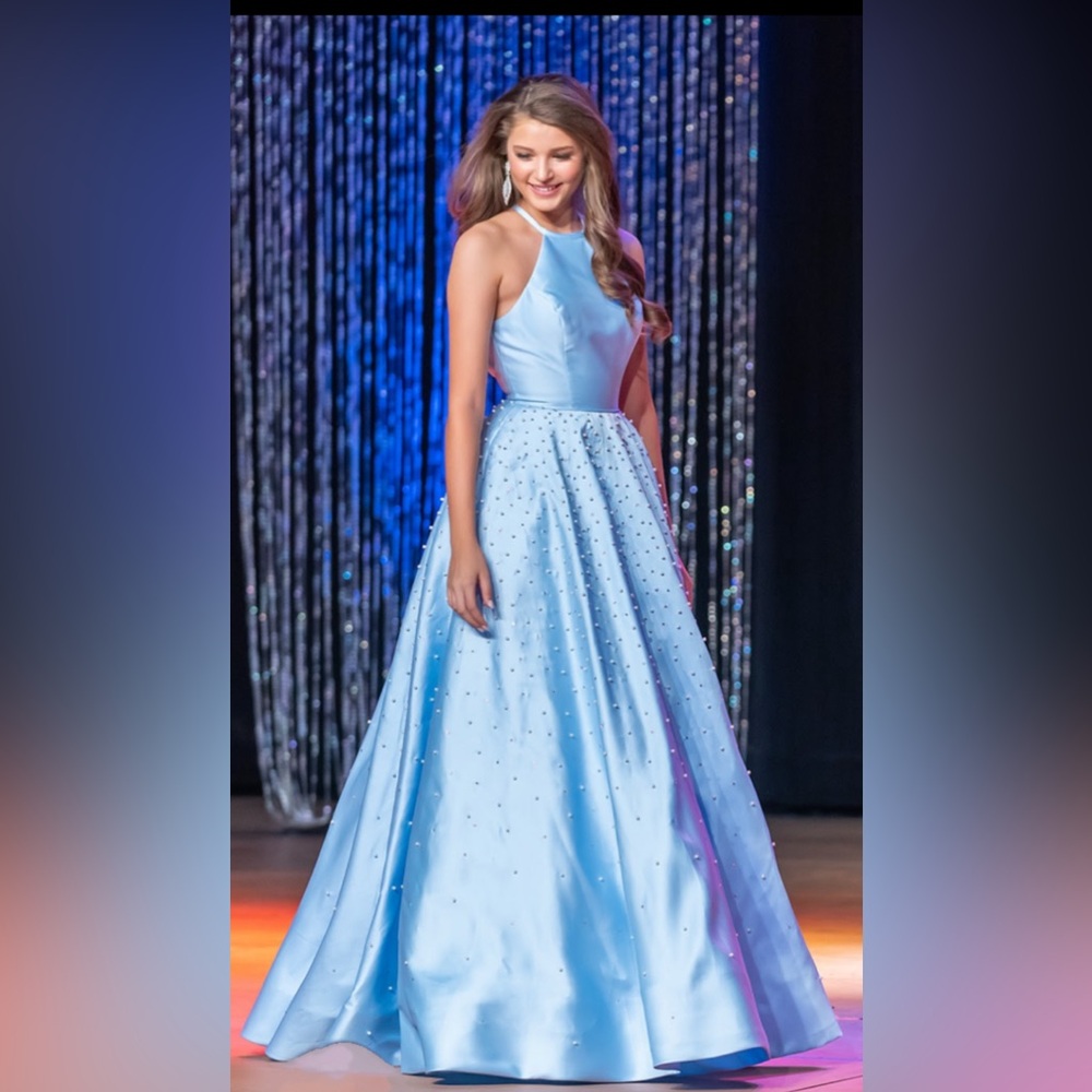 Sherri Hill- Light blue gown
FINAL SALE